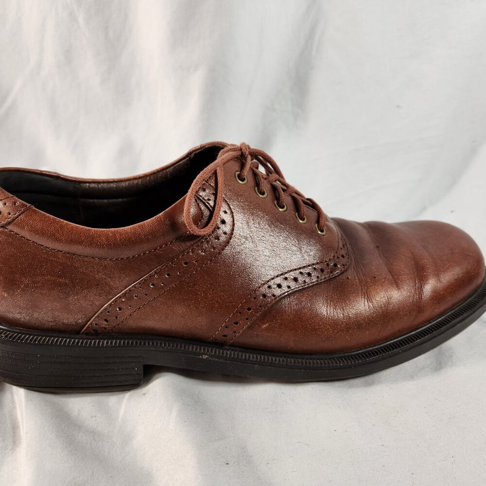ROCKPORT APM2030 F PLAIN TOE OXFORDS BROWN LEATHER LACE UP MEN'S SHOES 11 M - Picture 10 of 16